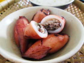 Mực dồn thịt