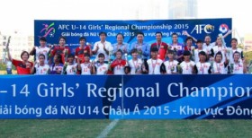 2015年亚洲U14女足锦标赛东南亚赛区：越南U14女足队夺冠