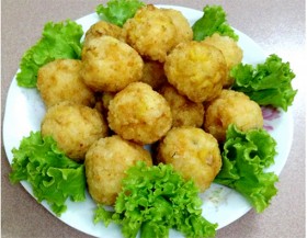 Chả tôm bắp giòn ngọt
