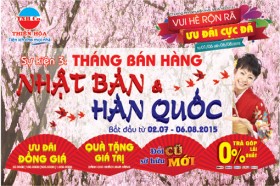 Thiên Hòa: Triển khai tháng bán hàng Nhật Bản - Hàn Quốc