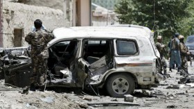 Afghan delegation to meet Taliban as twin attacks hit Kabul