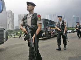 Security intensified for Lebaran night in Indonesia