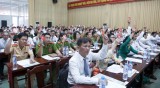 Phiên họp trù bị Đại hội đại biểu Đảng bộ huyện Bàu Bàng lần thứ XI (2015 - 2020)