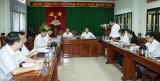 Đồng chí Nguyễn Hữu Từ, Phó Bí thư Tỉnh ủy: Kiểm tra công tác chuẩn bị Đại hội Đảng bộ huyện Dầu Tiếng