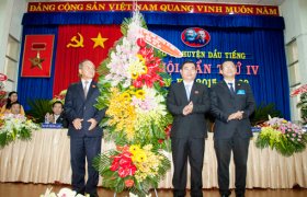 Khai mạc Đại hội Đảng bộ huyện Dầu Tiếng lần thứ IV, nhiệm kỳ 2015-2020