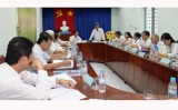 Đoàn công tác Tỉnh ủy kiểm tra công tác chuẩn bị Đại hội Đảng bộ huyện Bắc Tân Uyên