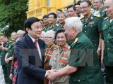 Chủ tịch nước Trương Tấn Sang gặp mặt tri ân cựu chiến binh