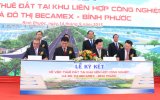 Khu Liên hợp công nghiệp và Đô thị Becamex - Bình Phước: Thu hút 150 triệu USD vốn đăng ký đầu tư ngay tại lễ khởi công