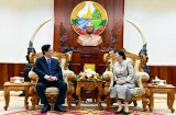 Thủ tướng Nguyễn Tấn Dũng gặp các nhà lãnh đạo Lào