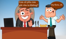 Câu hỏi khó của bố vợ tương lai