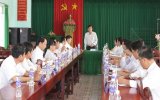 Đoàn công tác của UBND tỉnh: Làm việc với huyện Bắc Tân Uyên về tình hình thực hiện chương trình xây dựng nông thôn mới