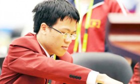 2015国际象棋世界杯男子个人赛第三轮：黎光廉战平居世界第10位的棋手