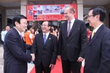 State President on visit to Vietnamese-German University