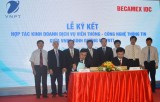 Cooperative signing between Binh Duong VNPT and VNTT (Becamex)