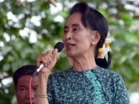 缅甸民盟领袖昂山素季重新当选下议院议员