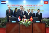 Friendly cooperative signing between Binh Duong province and Emmen City (the Netherlands)