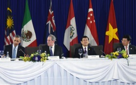 国家主席张晋创出席TPP第六次首脑会议