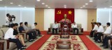 Lãnh đạo tỉnh tiếp Đoàn cán bộ lãnh đạo tỉnh Sơn La
