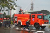 Đội chữa cháy KCN VSIP trang bị thêm 2 xe chữa cháy mới