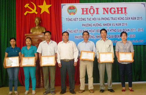 Hội Nông dân  Phú Giáo: Tổng kết công tác hội và phong trào nông dân năm 2015