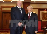 Tổng Bí thư Nguyễn Phú Trọng tiếp Tổng thống Belarus Lukashenko
