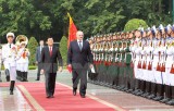 Việt Nam-Belarus ra tuyên bố chung phát triển quan hệ toàn diện