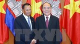 NA Chairman holds talks with Cambodian Senate President