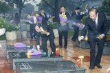 Lãnh đạo tỉnh viếng Nghĩa trang liệt sỹ nhân kỷ niệm 71 năm Ngày thành lập Quân đội Nhân dân Việt Nam