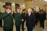 Party leader visits High Command of Hanoi capital city