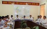 Đồng chí Trần Văn Nam, Bí thư Tỉnh ủy làm việc với Ban Thường vụ Huyện ủy Phú Giáo