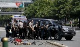 Blasts, gunfight in Indonesian capital; at least 3 dead