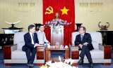 Provincial leader receives President of Vietnam-Singapore Industrial Park Joint Venture Co. Ltd.