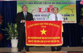Công ty TNHH MTV Vật liệu và Xây dựng Bình Dương: Kỷ niệm 40 năm thành lập