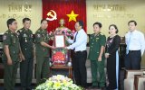 Đoàn tiểu khu Quân sự tỉnh Kadal, quân khu đặc biệt quân đội hoàng gia Campuchia: Thăm, chúc tết Tỉnh ủy, UBND tỉnh và Bộ CHQS tỉnh Bình Dương