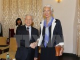 Tổng Bí thư Nguyễn Phú Trọng tiếp Tổng Giám đốc IMF Christine Largarde