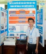 Vietnamese high-schooler develops Braille conversion machine, wins national contest