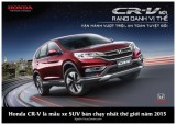 Honda Việt Nam giới thiệu CR-V 2.4 phiên bản cao cấp