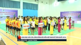 2016年全国男女羽毛球混合团体锦标赛在胡志明市开幕
