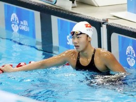 2016年美国游泳大奖赛梅萨站：阮氏映圆遭遇开门黑