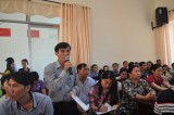 Provincial leaders in dialogue with workers and officers of labor unions in Thuan An Town open and straightforward