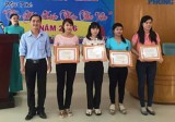 Hội thi Tìm hiểu kiến thức thư viện TX.Dĩ An năm 2016: Nguyễn Thị Thương đoạt giải nhất