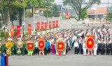 Lãnh đạo tỉnh viếng Nghĩa trang liệt sĩ nhân kỷ niệm 41 năm Ngày giải phóng hoàn toàn miền Nam, thống nhất đất nước