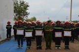 Cảnh sát PC&CC tỉnh: Bế giảng khóa huấn luyện nghiệp vụ cho chiến sĩ phục vụ có thời hạn
