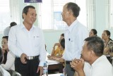 Ứng cử viên đại biểu Quốc hội và HĐND tỉnh tiếp xúc với cử tri