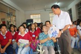 Offering help to the handicapped, orphans and poor patients