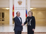 Thủ tướng gặp Chủ tịch Hội đồng Liên bang Nga