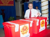 Lãnh đạo tỉnh tham gia bầu cử tại phường Lái Thiêu, TX.Thuận An và phường Phú Cường, TP.Thủ Dầu Một