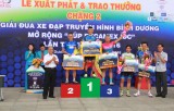 Nguyen Nam Cuc ranks first in type A at 2nd stage of 3rd open BTV cycling race