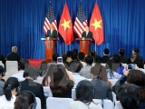 Chủ tịch nước và Tổng thống Barack Obama chủ trì họp báo quốc tế