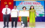 Trường Tiểu học Tân Long (Phú Giáo): Đón nhận bằng công nhận trường đạt chuẩn Quốc gia mức độ 2, giai đoạn 2016 – 2021